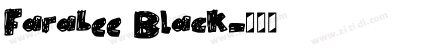 Farabee Black字体转换 Farabee Black字体转换